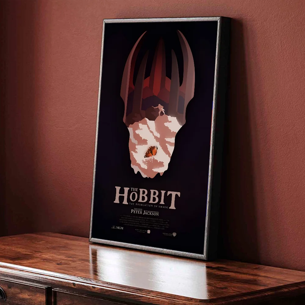 Movie The Hobbit Anime Posters Sticky Whitepaper Sticker DIY Room Bar Cafe Kawaii Room Decor