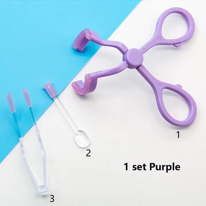 1 set Contact Lens Applicator Auxiliary Eyelid Dilator Open Eye Tool Contact Lens Wearing Removing Tool Eye Tools