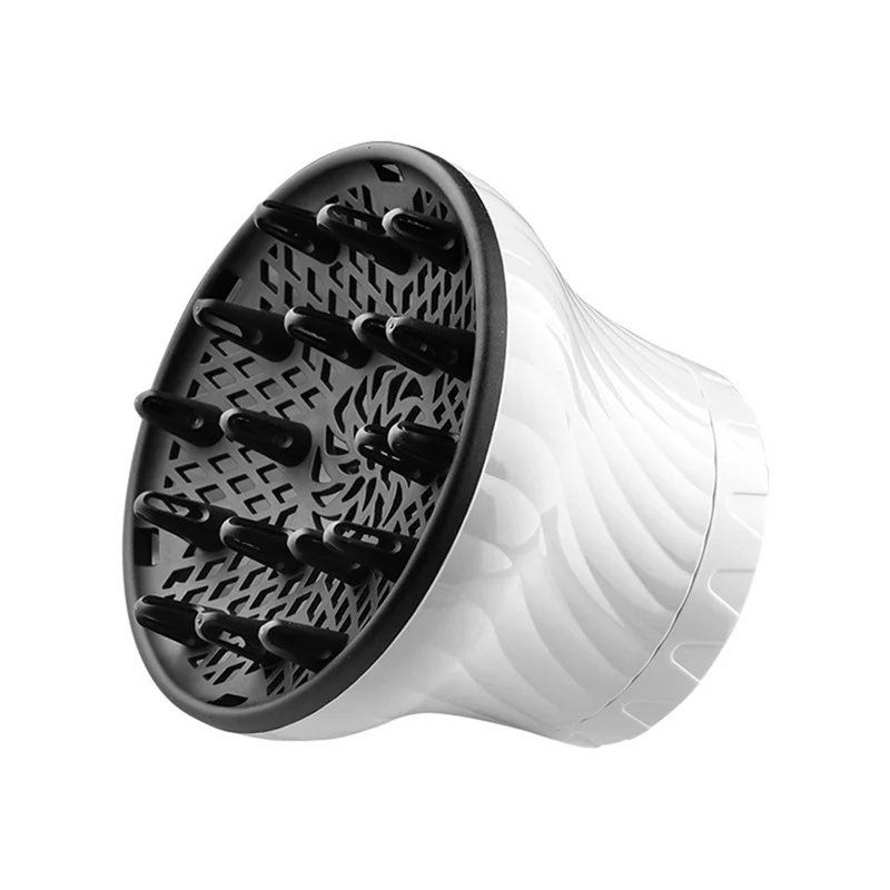 غطاء مجفف الشعر بواجهة عالمية A04V لغطاء صالون الشعر، غطاء رأس مجعد لتصفيف الشعر، بديل مجفف الشعر باللون الأبيض