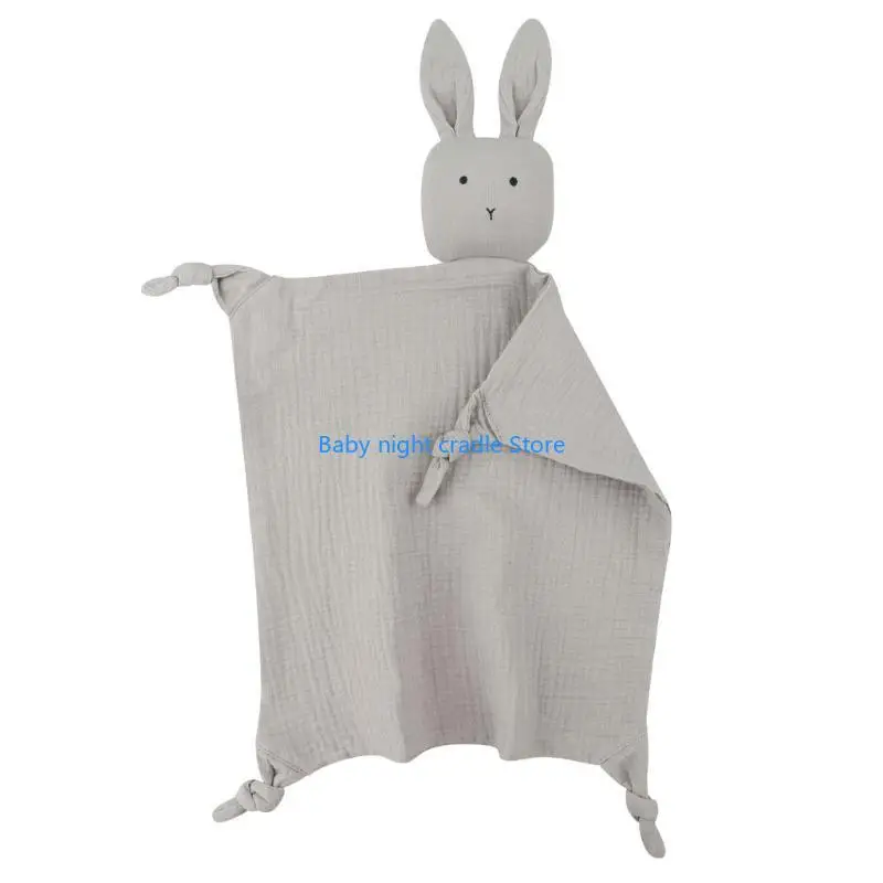 

J2FF Baby Saliva Towel Soft Newborn Baby Soothe Appease Towel Infant Bunny Sleeping Dolls Toy Kids Comforting Toy Gift