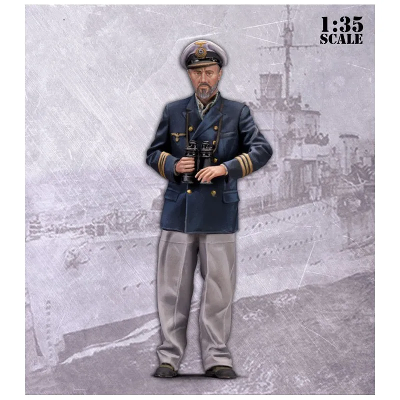 1/35 Scale Risen Figures Model U-BOAT Commander Unassambled Unpainted