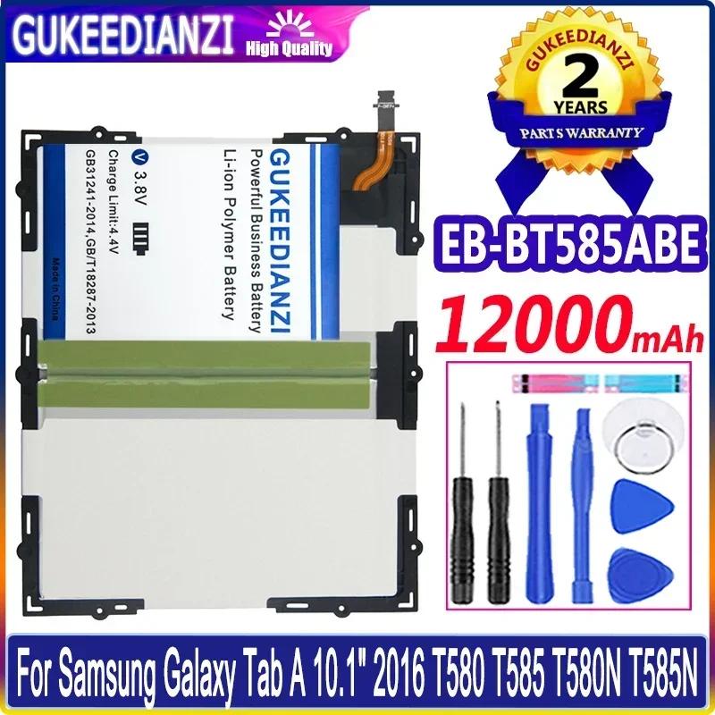 

12000mAh High Capacity Battery for Samsung Galaxy Tab A 10.1 2016 T580 T585 T580N T585N, Long-Lasting Tablet Battery