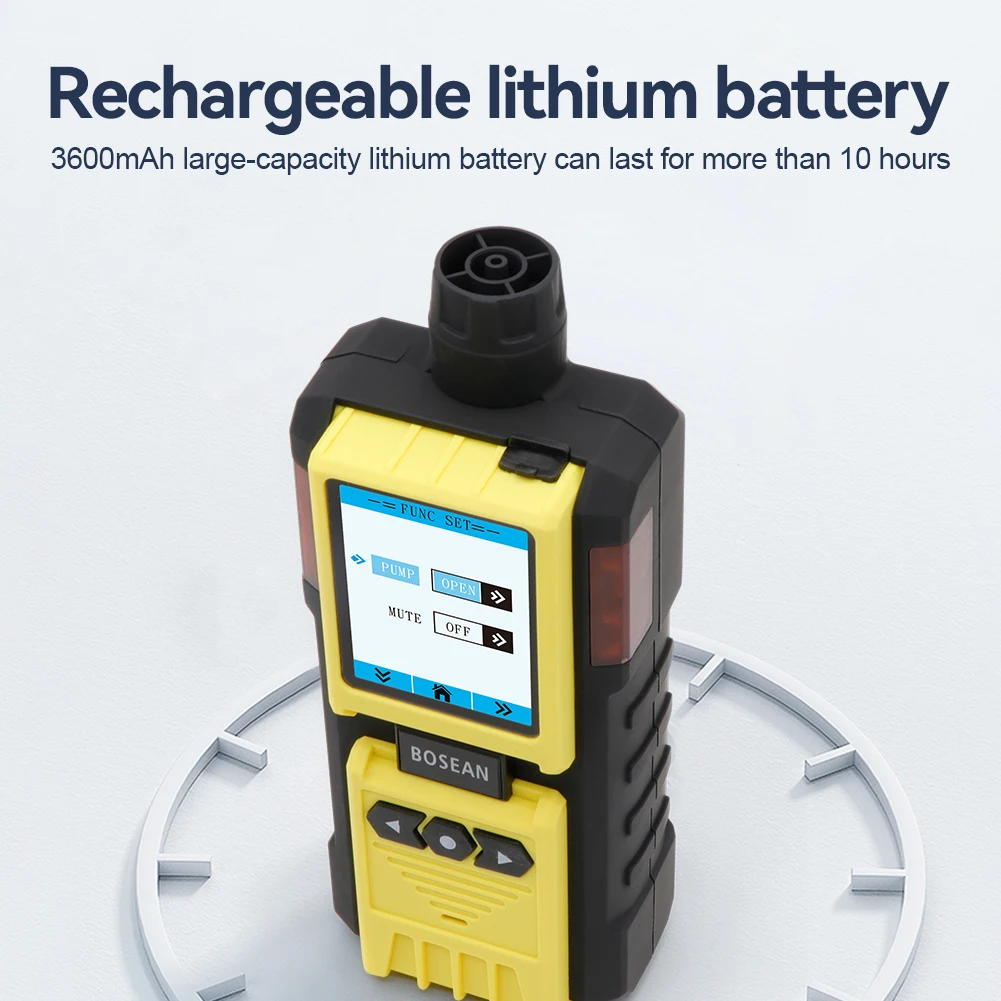 Pumping Gas Detector Portable EX Combustible gas Four Alarm methods explosion-proof Alarm detector
