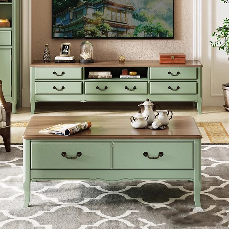 

American Vintage Tv Stands With Storage Mid Century Aesthetic Glamour Tv Stands Modern Beauty Muebles Tv Living Room Furniture