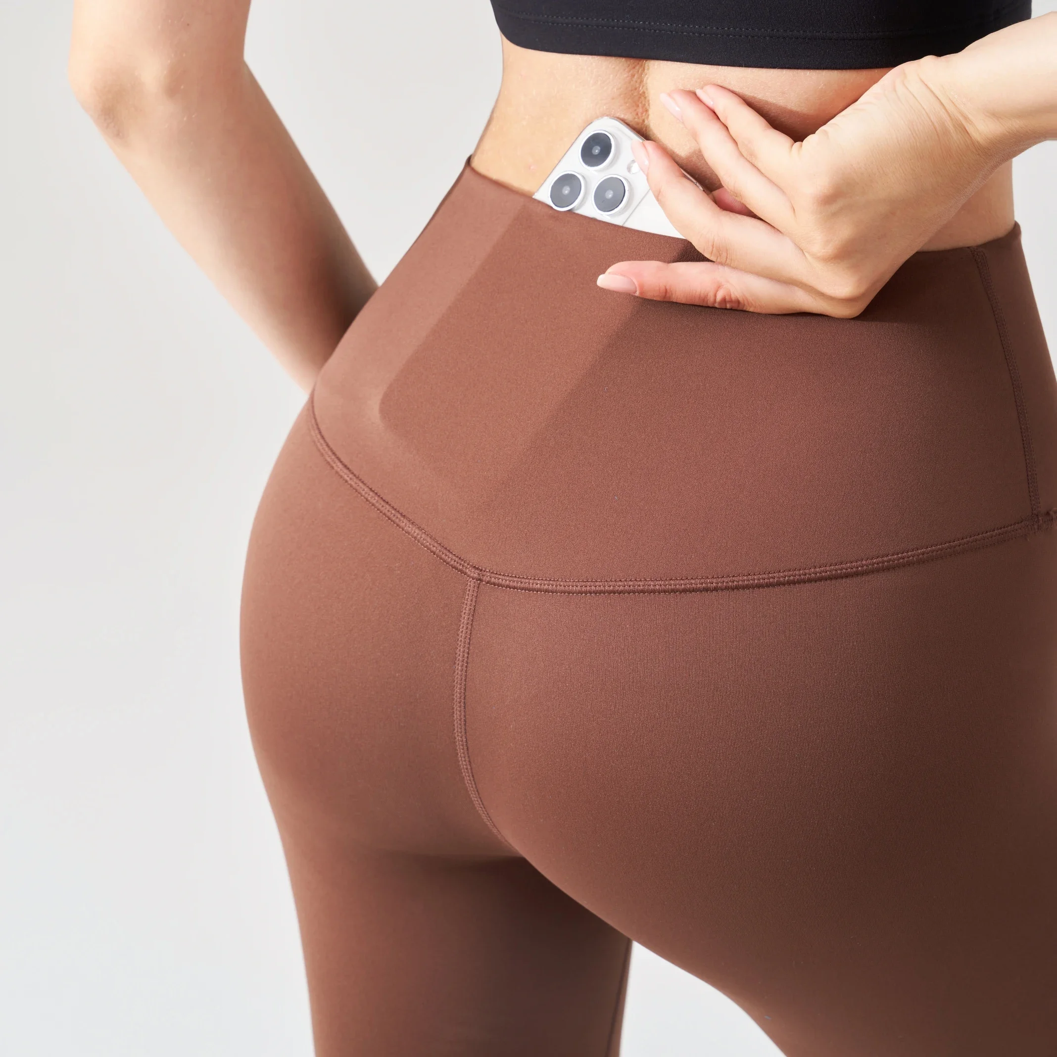 Yoga Pants Women 2025 Peach Hip Lift High Waist Gym Leggings with Pocket Running Fitness Sports Pants Workout Clothes Sportswear image 6