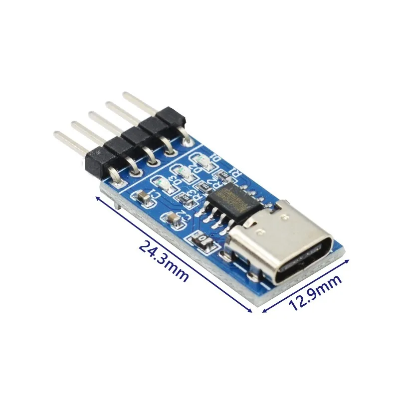 Type C USB To TTL Serial Port Ch340n Module Upgrade MCU Download Brush Line