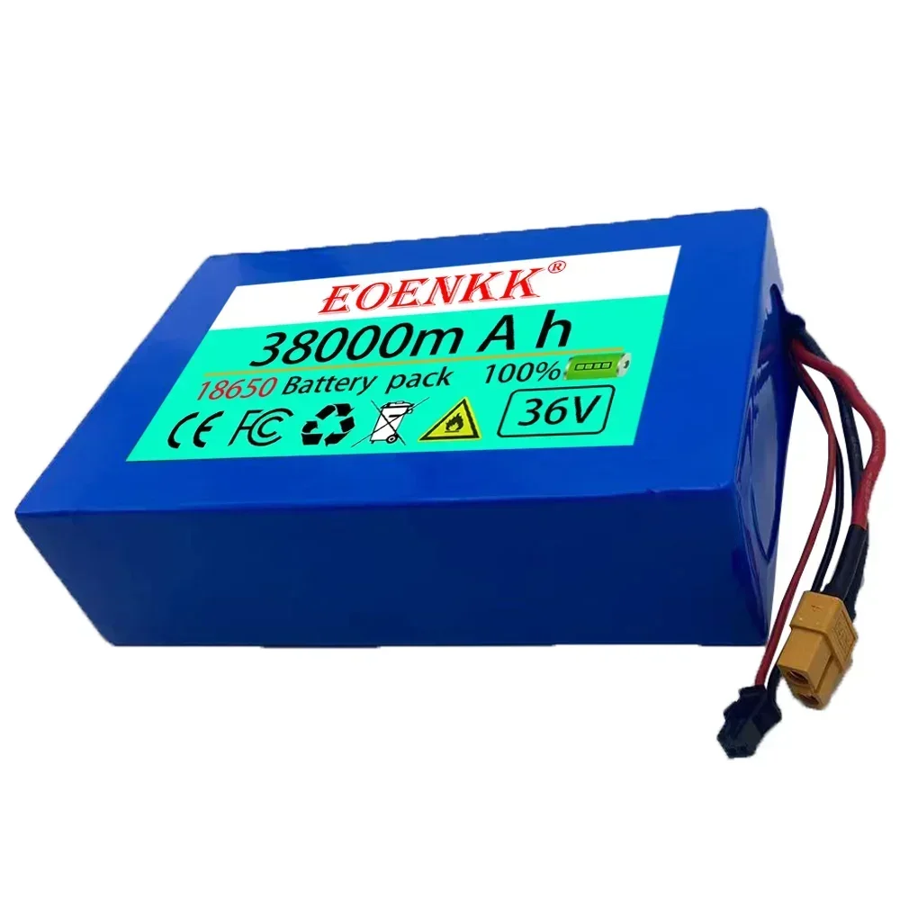 36V 38Ah 10S2P 18650 akumulator litowy 550W 38000mAh 42V Cooter pojazd Ultra cienki przenośny akumulator z BMS