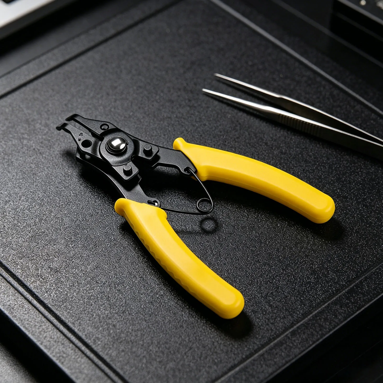 4 In 1 Convertible Internal External Retaining Ring Plier Anti-Slip C Clip Circlip Lock Ring Removal Tool for Narrow Space