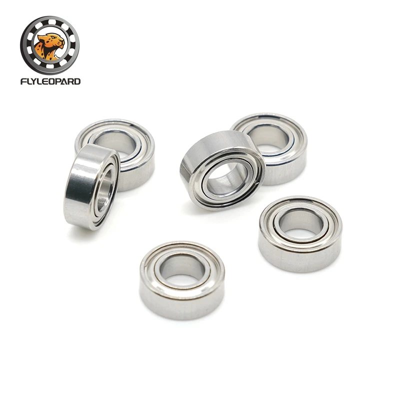 S687ZZ Bearing ABEC-7 10 buah 7x14x5 MM miniatur SUS440 baja tahan karat S687Z Ball Bearings S618/7ZZ