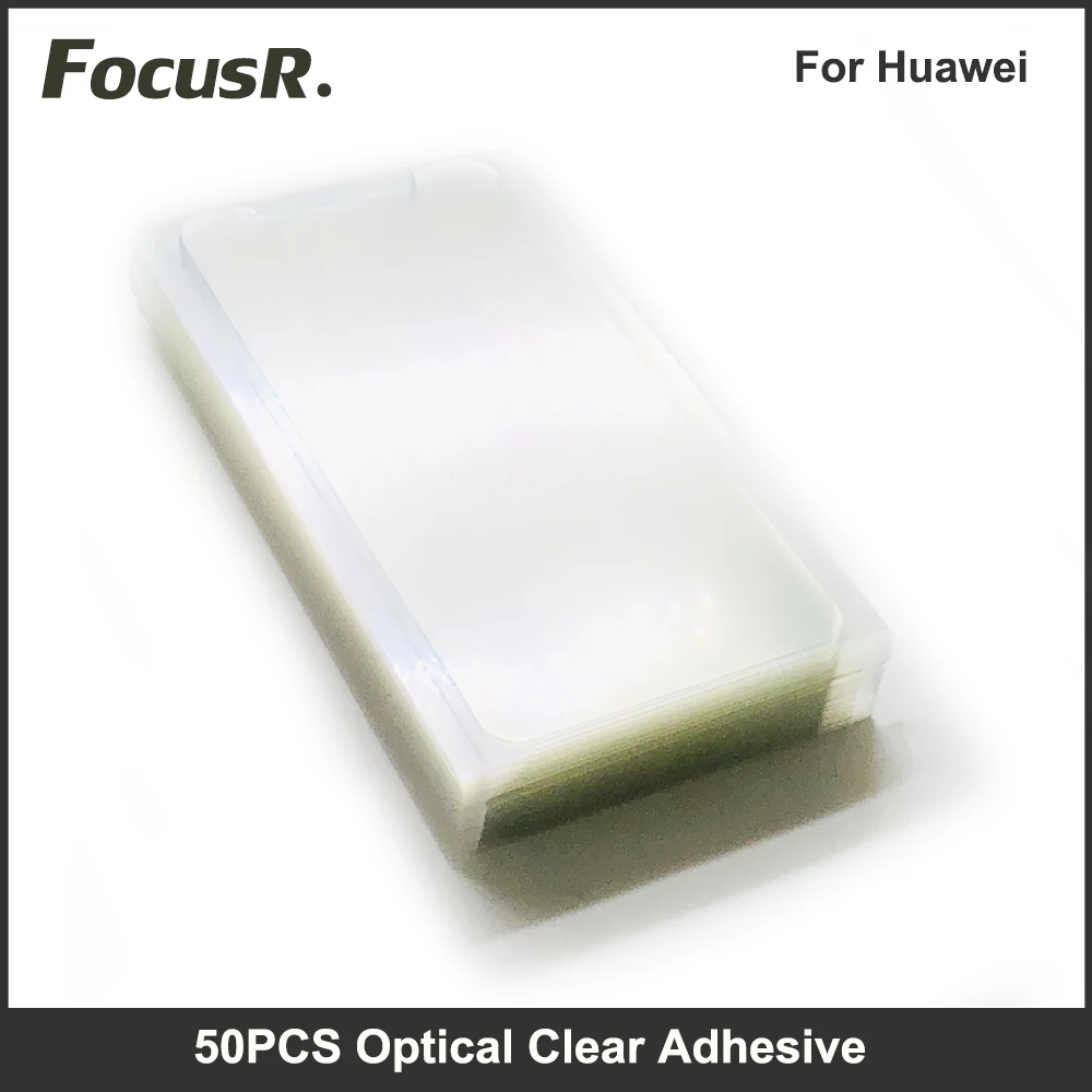 50PCS OCA Glue Optical Clear Adhesive For Huawei Mate9 Pro P30 P40 P50 Pro Honor30 LCD Screen Touch Glass Lens Laminating Repair