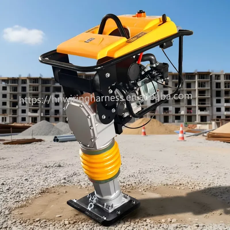 Industrial Grade Tamping Rammer Jumping Jack Compactor Vibratory Impact Rammer Vibration Trench Compactor with