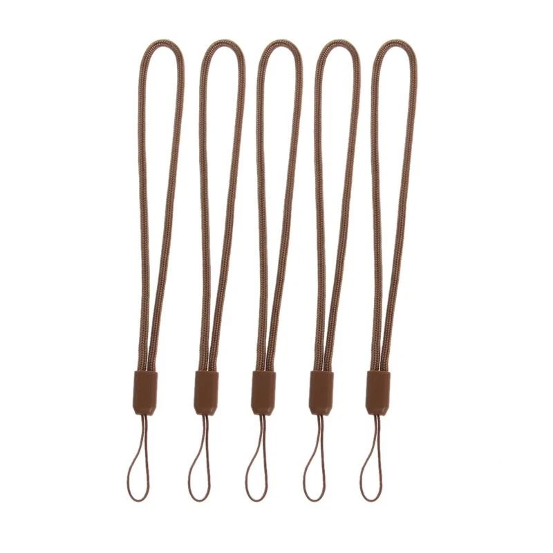 090F 5pcs Universal Hand Hand Wrist Strap Rope حامل الحبل الحبل للكاميرا الخلوية