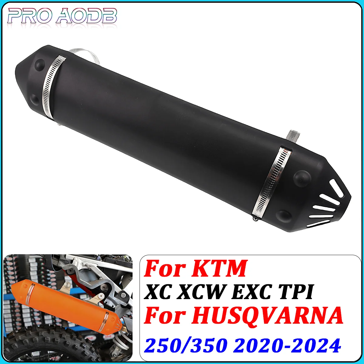 

2024 For KTM EXC 250 300 EXC250 EXC300 XC XCW TPI Erzbergrodeo 2 Stroke Exhaust Pipe Protector Heat Shield Cover Guard Motocross