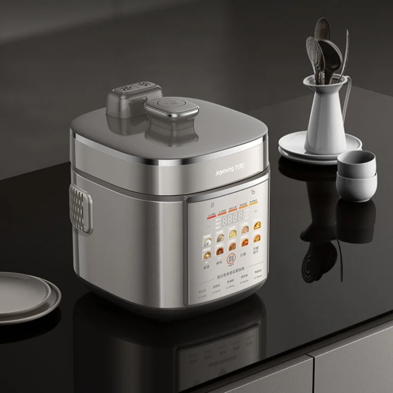 Joyoung 5L قدر الضغط الكهربائي 100Kpa 2 قطعة وعاء داخلي غير لاصق قدر الضغط العالي الطبخ السريع جهاز طهي الأرز متعدد الطباخ