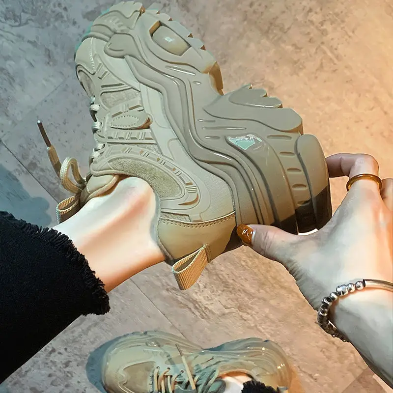 Spring Summer 2024 Women Buffalo Shoes Platform Sneakers Tennis Female Casual Harajuku Korean Fashion Chunky Footwear