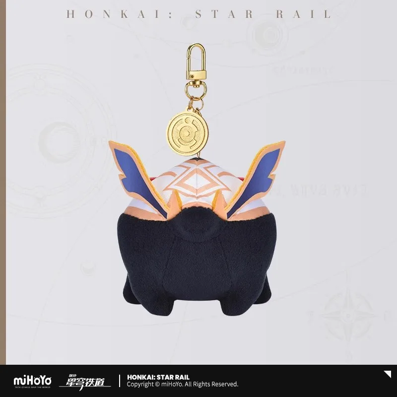 [Genuine]Anime Game Honkai Star Rail Topaz Numby Stuffed 9cm Plushie Plush Clothes Keychain Pendant Halloween Gift in stock
