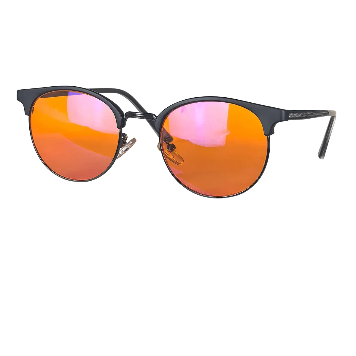 SHINU Orange Brille Damen Anti-Blaulicht-Brille Rote Gläser zum besseren Schlaf Klassische Nachtsicht-Blaulicht-blockierende Brille – Detail 21