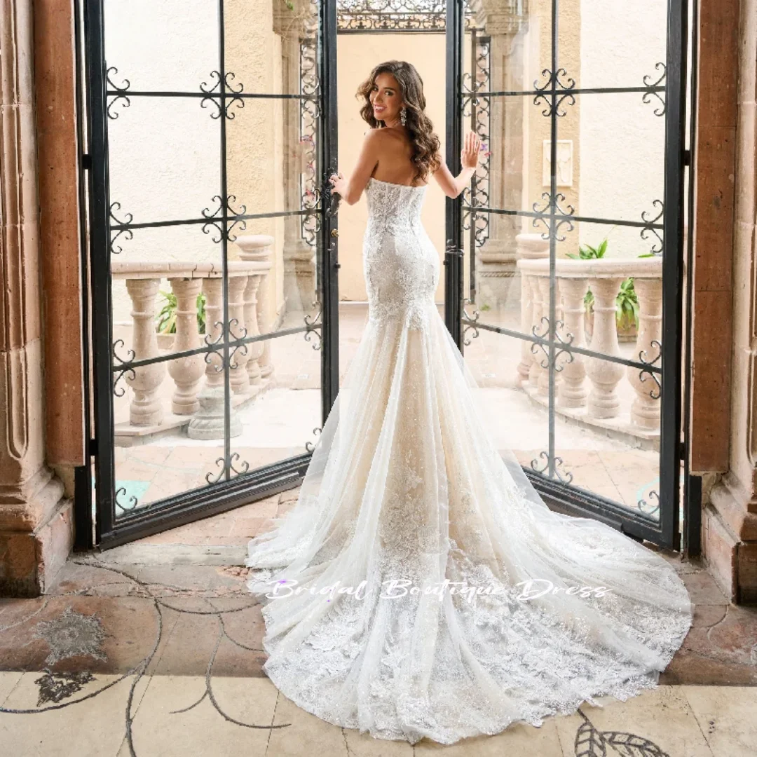 Сексуальные свадебные платья русалки по индивидуальному заказу, свадебные платья с открытыми плечами, свадебные платья, бальное платье принцессы со шлейфом, Vestido De Noiv