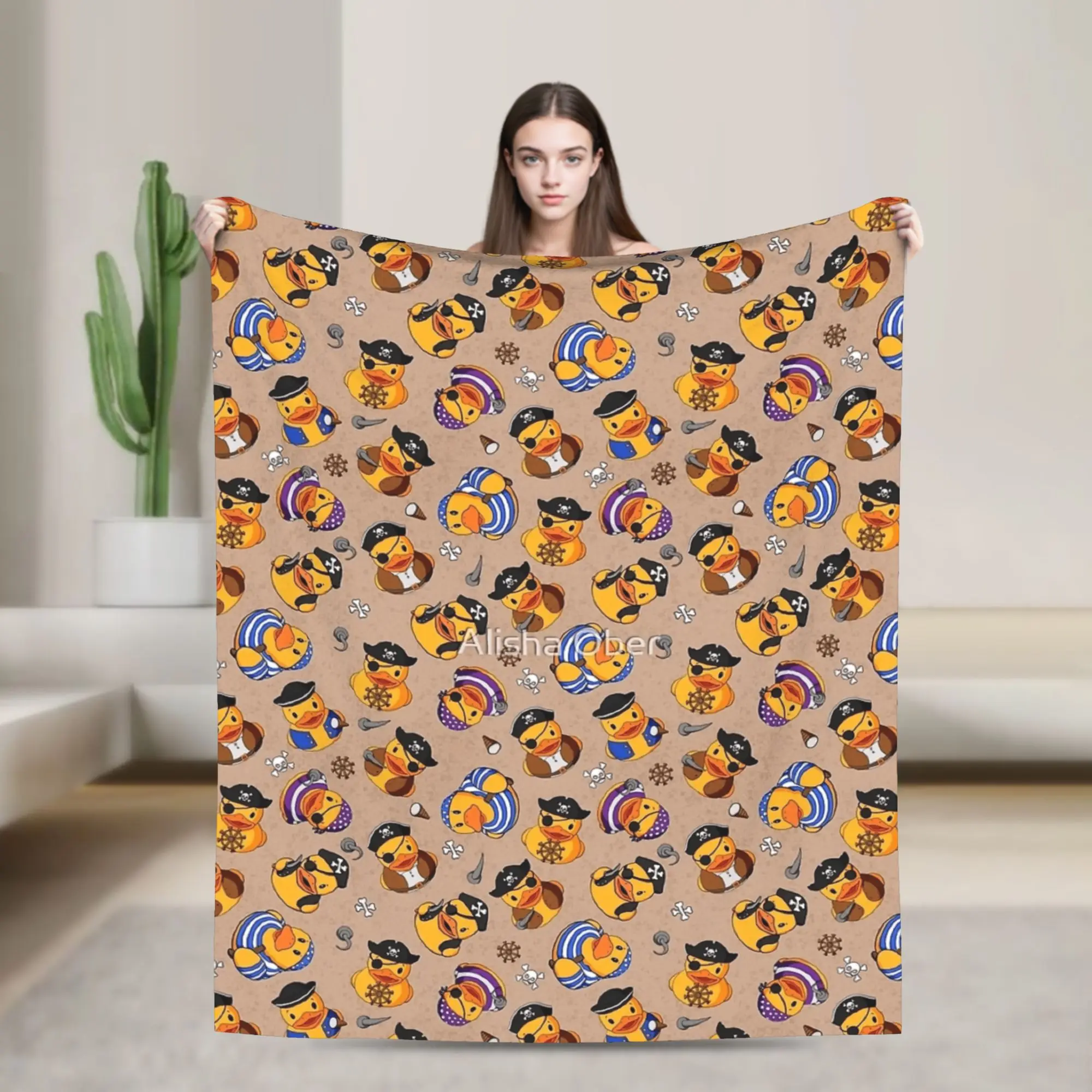 

Пиратские резиновые одеяла с принтом утки, мягкое, теплое, удобное плюшевое одеяло для мальчиков, фланелевое покрывало для гостиной, покрывало на кровать