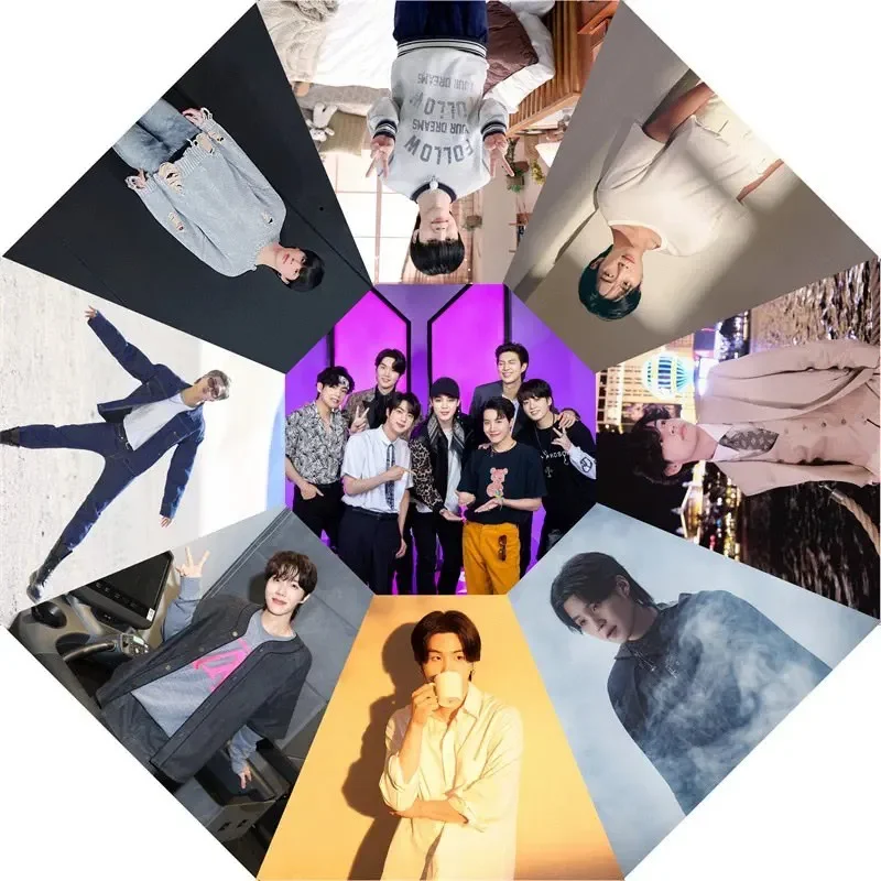 Koreaanse Groop Paraplu B TS Zonnige Paraplu Knappe Jongens Paraplu Beroemde Ster Paraplu B T S Patroon Regen/glans Paraplu