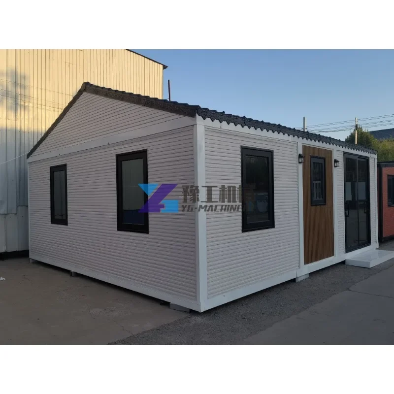 Folding Home Tiny House Prefab Container Office Mobile Prefabricated Expandable Container House with Full Bathroom