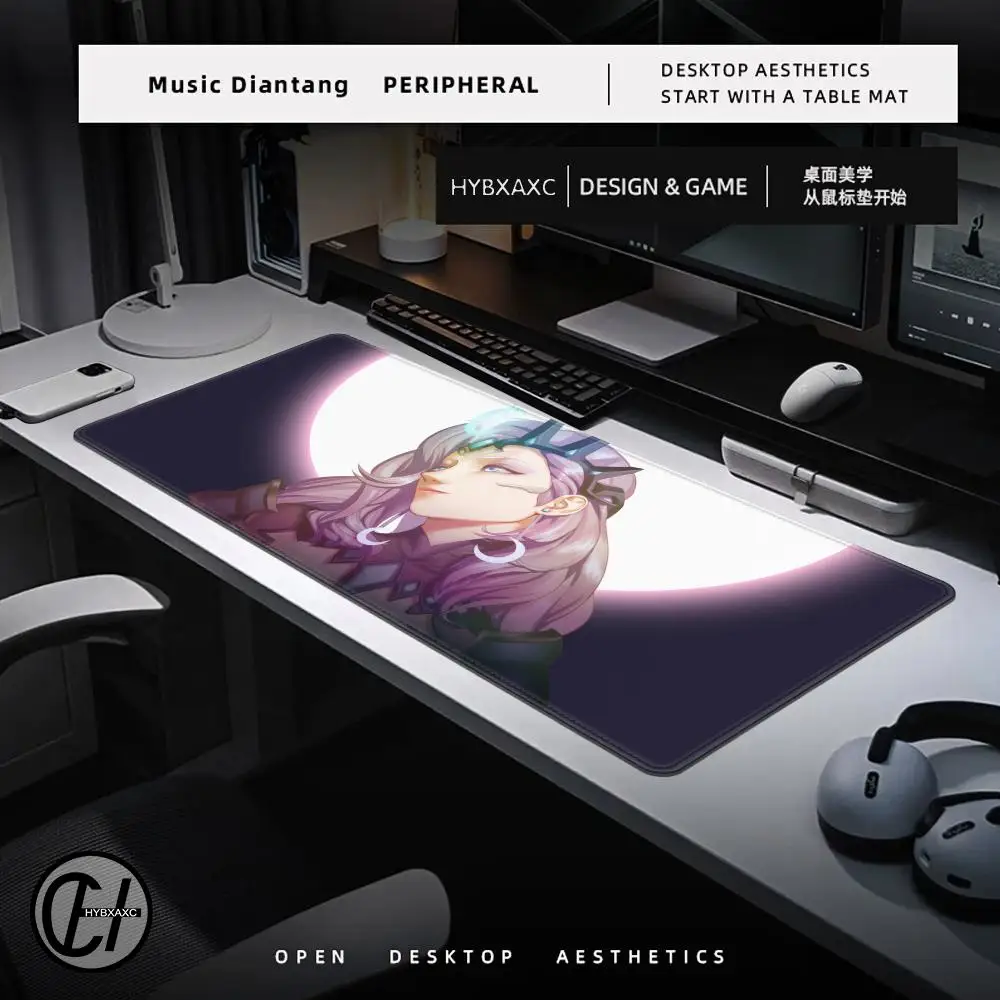 Atlantic All Stars Mercy Overwatch Mousepad Mouse Mat Desk Mat With Pad Gaming Accessories Prime Gaming XXL Keyboard Pad