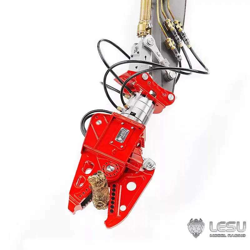 

270 ° Вращающийся гидравлический металлический зажим для 1/14 LESU ET35 LR960 ZX490 ET30H ET26L LR945 SK500 374F RC Экскаватор Экскаватор Подарок