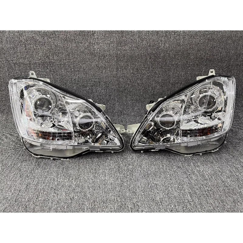 

Car Headlight assembly for Toyota Crown 12th 05-09 modified black silver Daytime running light turn signal