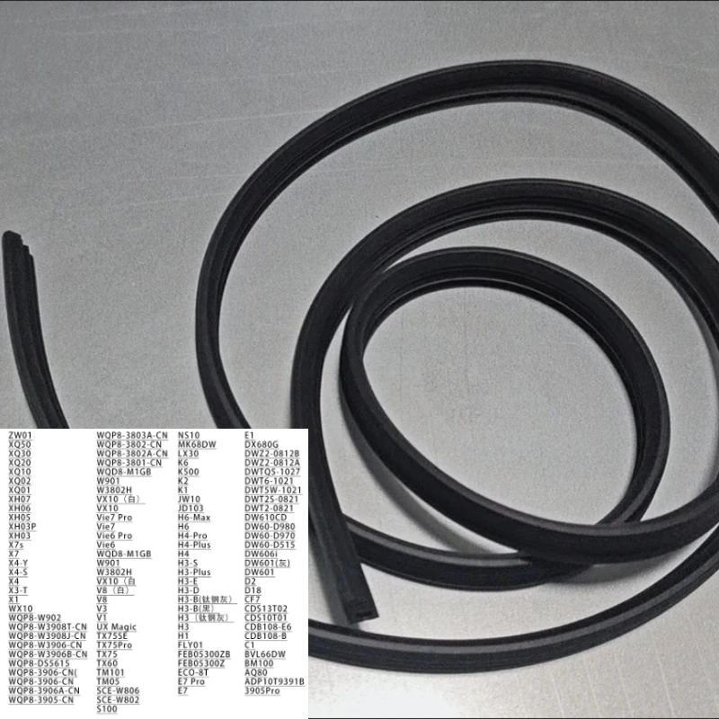 Original for Midea Dishwasher Seal X4-Y X1 W3908T W3906B Door Frame Seal Under Door Rubber Strip