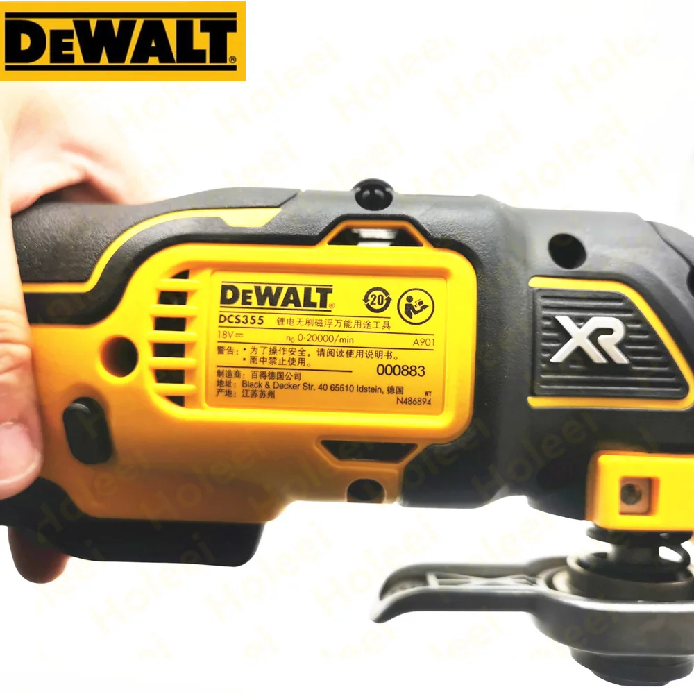 DEWALT DCS355 Oscillating Multi Tool 18V Lithium Power Tools Dust Collection Trimming Grinding Cutting Cleaning Tile Slotting