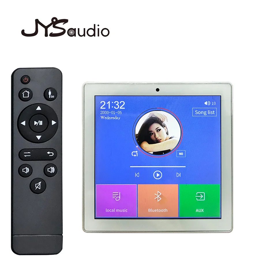 Casa inteligente sistema de música de fundo alto-falante de teto amplificador de parede mini amplificador de tela bluetooth-compatível controle remoto