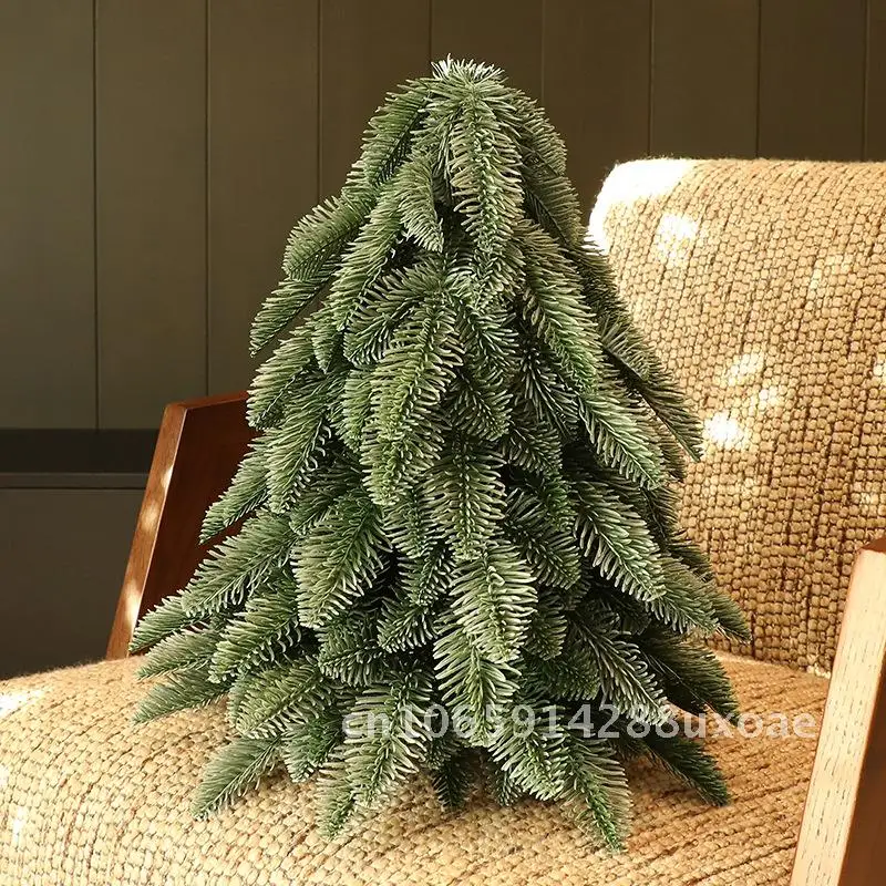 

New Christmas Tree Pure PE Simulation Nobel Pine High-end Restaurant Hotel Desktop Decorations Christmas Decorations