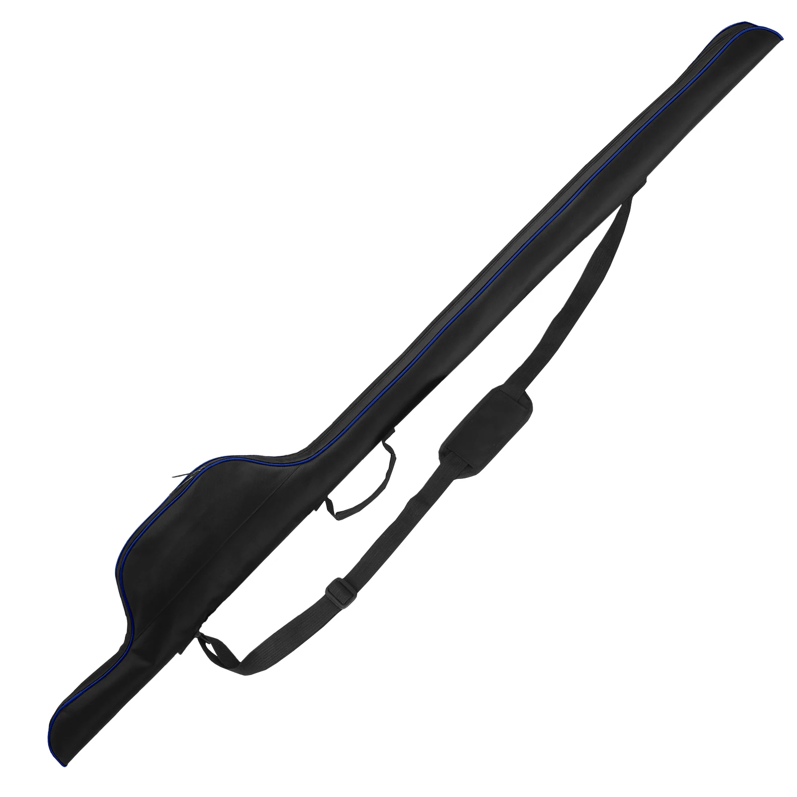 Lixada 63'' Hengeltas Draagbare hengelkoffer Opvouwbare hengelhouder Grote capaciteit Hengelvisgerei Organizer Opslag