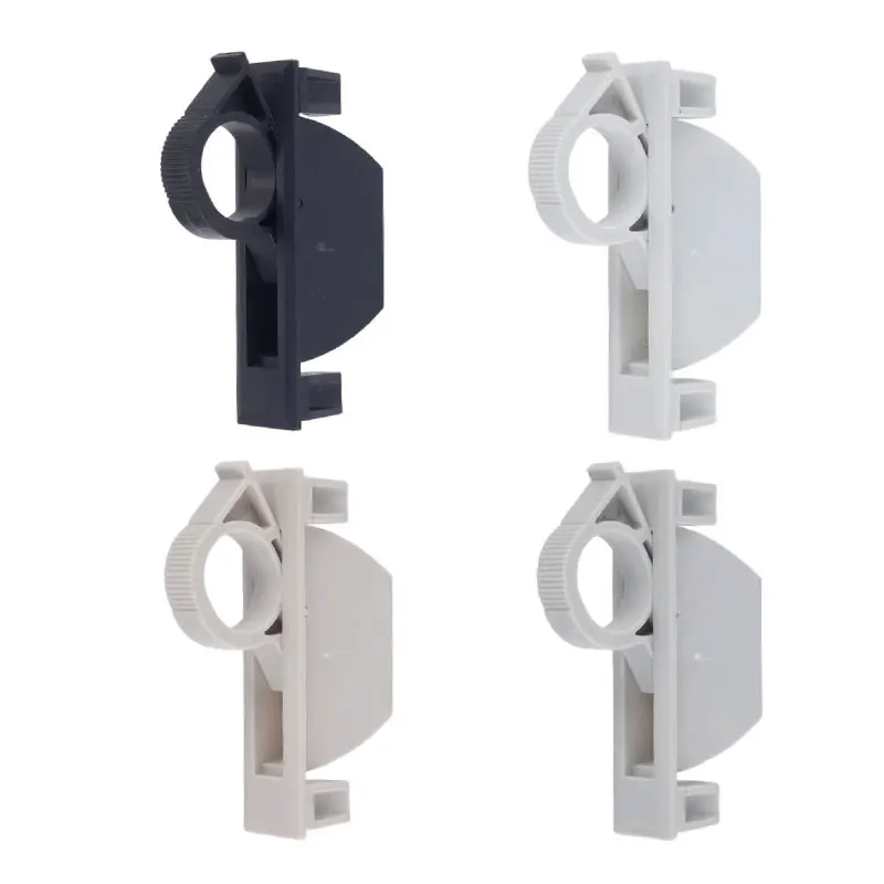 

2PCS High Quality Modern Concealed Door Knob Plastic Recessed Flush Pull Cover for Wardrobe Dresser Bright Chrome Dark Furniture