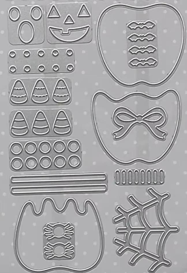 August 2026 Newest Halloween Ghost Pumpkin Metal Cutting Dies Clear Stamps Stencil For DIY Scrapbook Diary Decoration Embossing