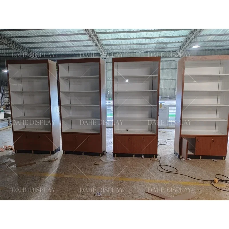 custom.Modern Toy Shop Display Cabinet Interior Design Display Cabinet Retail Display Cabinet with LED Lighting