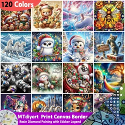 Animal Penguin New Diamond Painting 120 Colors With Sticker Legend DIY Mosaic Cartoon Christmas Gift Home Decor Handmade Hobby