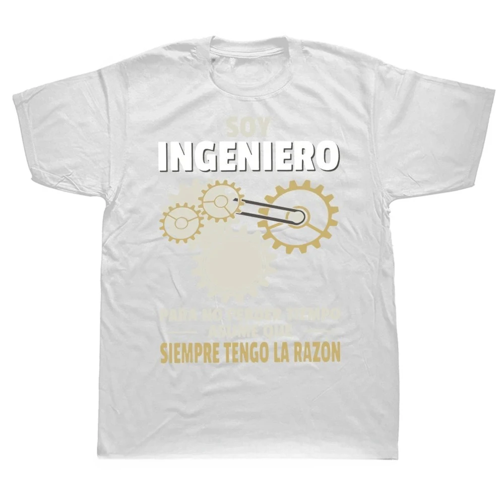 I'm An Engineer, So I'm Always Right. (Engineer-exclusive Fun Spanish Joke T-shirt Gift, Casual Summer T-shirt)women Clothing