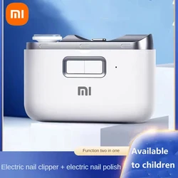 Xiaomi Electric Nail Clippers Mijia Fully Automatic Polished Armor Trim Nail Clipper Smart Home Suitable for Children Manicure