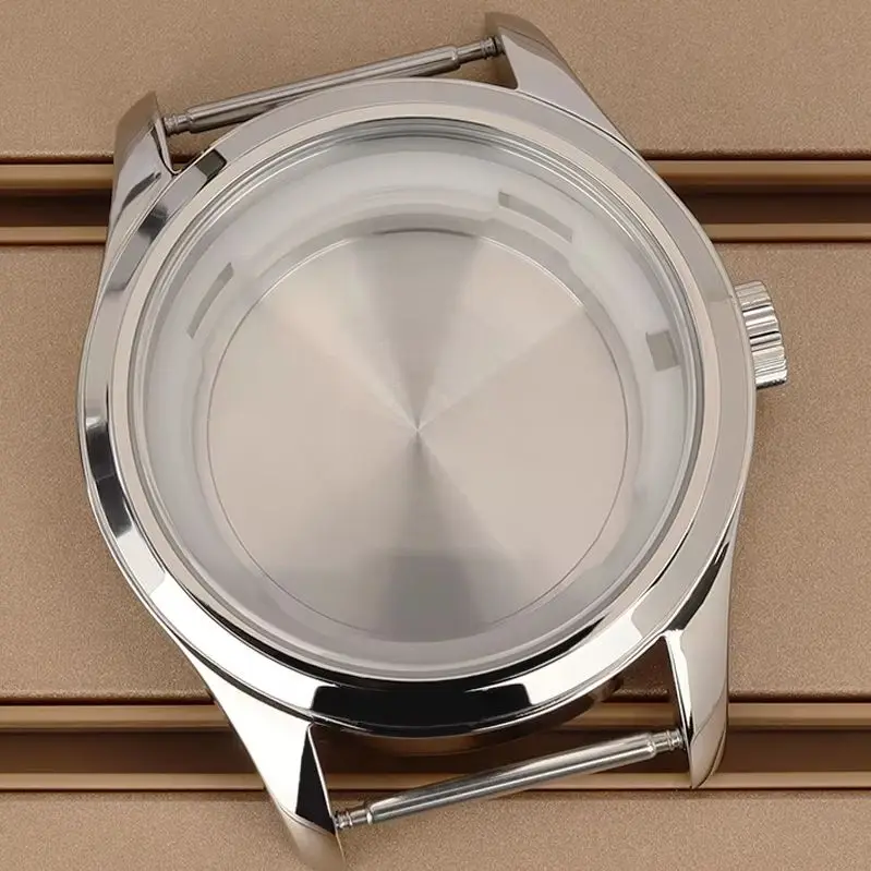 

Silver 42mm Polished Watch Case Fashion Waterproof for Seiko NH35 NH36 NH34/38 4R36 Automatic Movt Stainless Steel Modify Parts