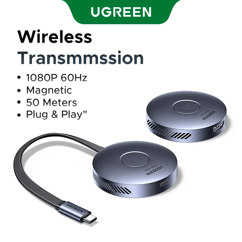UGREEN Wireless HDMI Extender 4K Video Transmitter & Receiver Kit