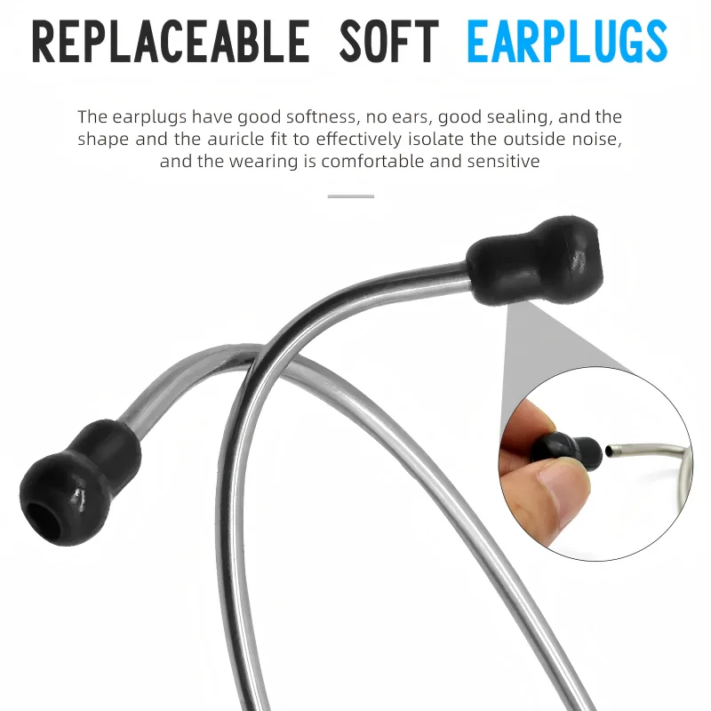 JUSTLANG سماعة الطبيب الطبية المهنية الطبيب المزدوج رئيس منظار الصوت القلب الرئة معدات أمراض القلب طالب ممرضة #3