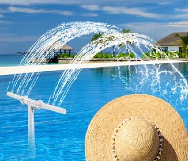 

Water Sprinkler Fountain Adjustable High-Pressure Pool Spray Fountain Waterfall Spray Sprinkler Pool Fountains