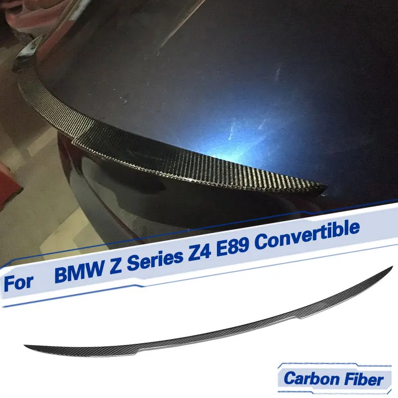 

Car Rear Trunk Spoiler Wings Carbon Fiber for BMW Z Series Z4 E89 Convertible 2-Door 2009-2015 Racing Rear Spoiler Boot Wing Lip