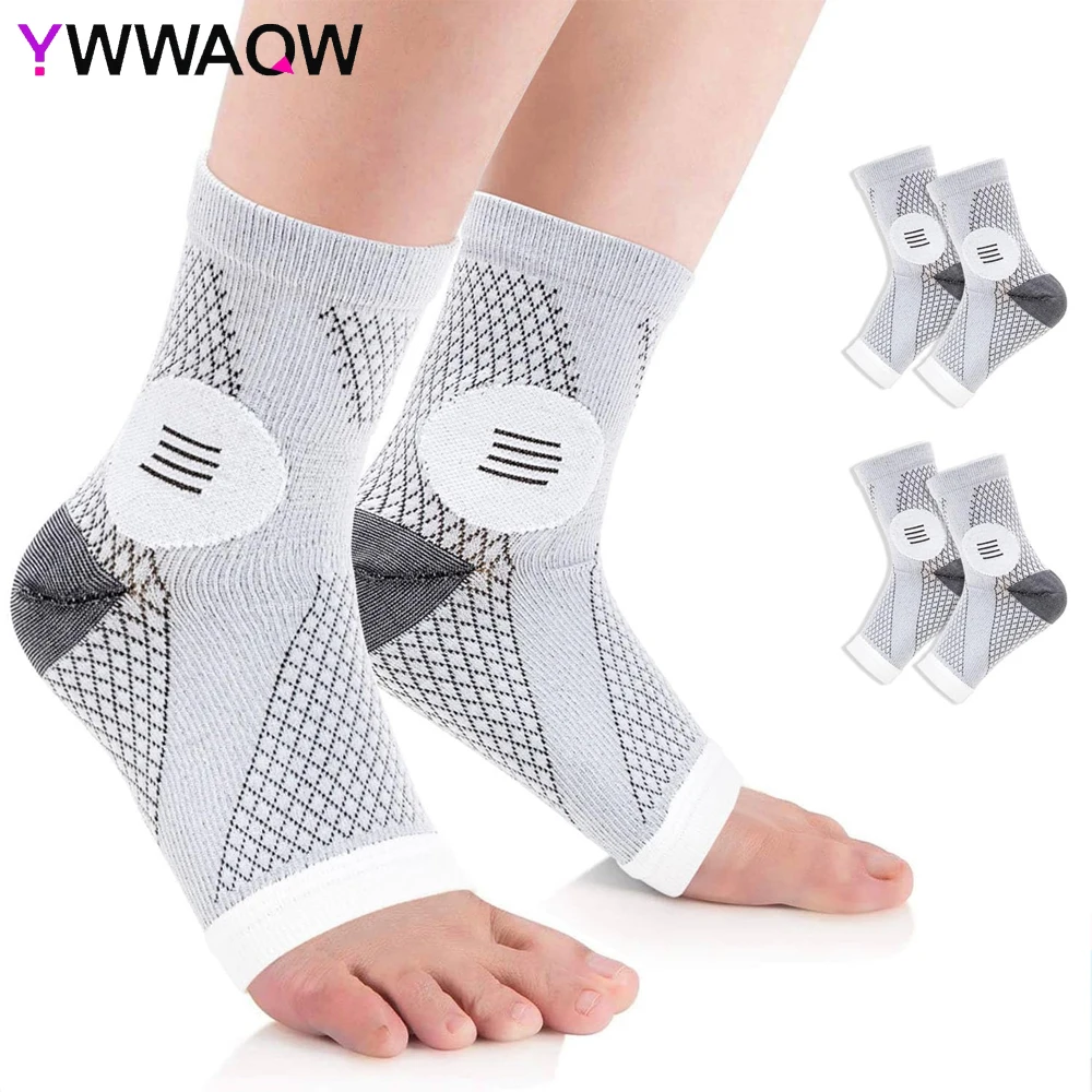 1 Pair Functional Socks for Neuropathy,Neurosocks,Plantar Fasciitis Socks for Women Men Compression Ankle Brace Foot Support