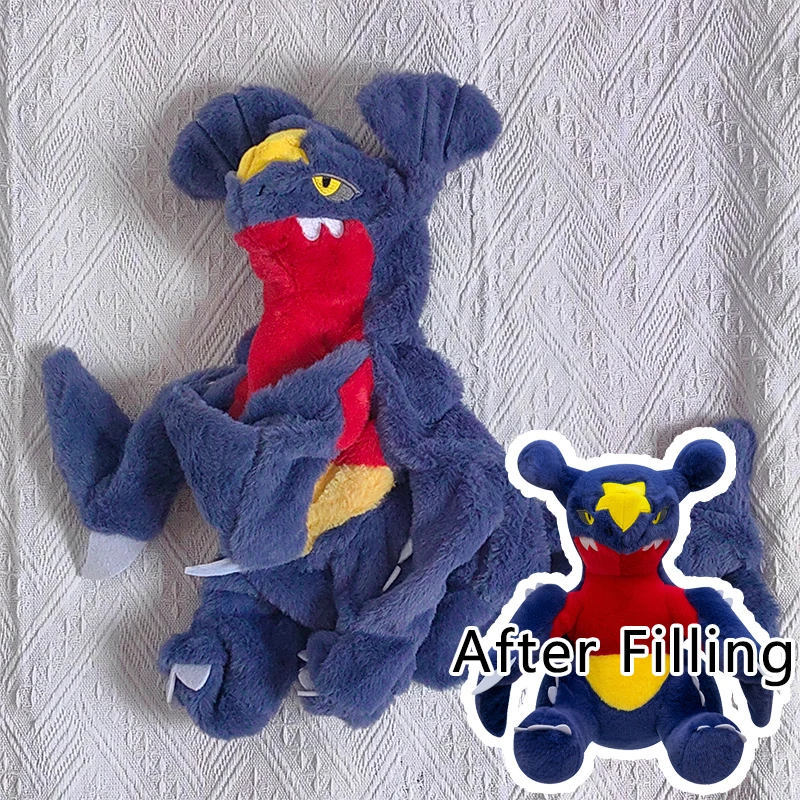 5pcs-40cm-garchomp-pokemon-plush-toys-cute-pokemon-plushie-shark-semi-finished-leather-holster-pillow-gift-for-children-xmas