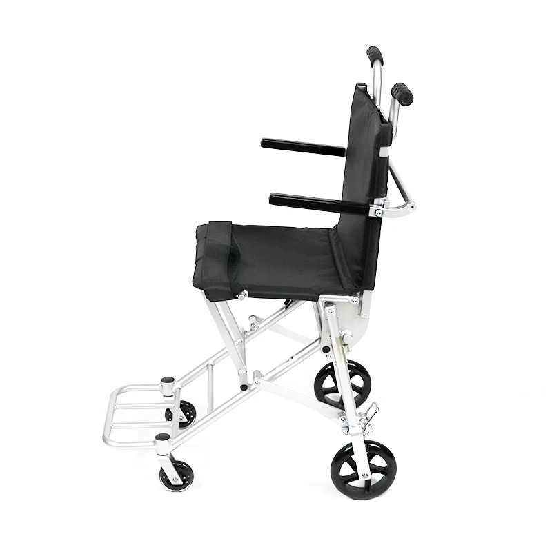Ultra Lightweight 6.7kg Folding Travel Wheel Chair Portable Handicapped Scooter Super Light Airplane Accessible