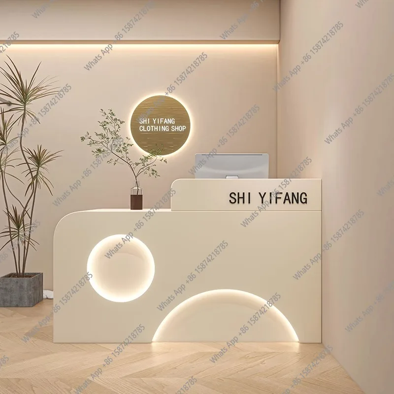 

Design Company Reception Desks Modern Beauty Shop Luxury Bar Restaurant Reception Desks Executive Mostrador Commercial Furniture