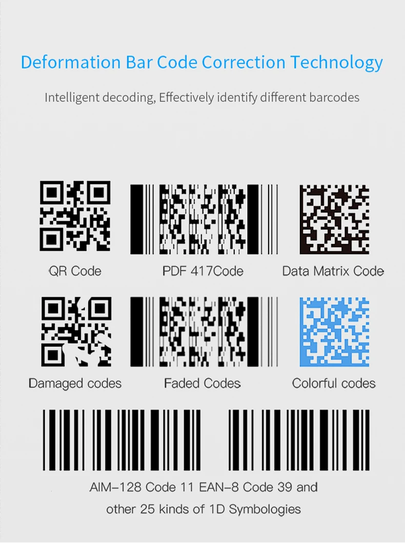 Беспроводной сканер штрих-кода с подставкой для эффективного сканирования и управления инвентарями