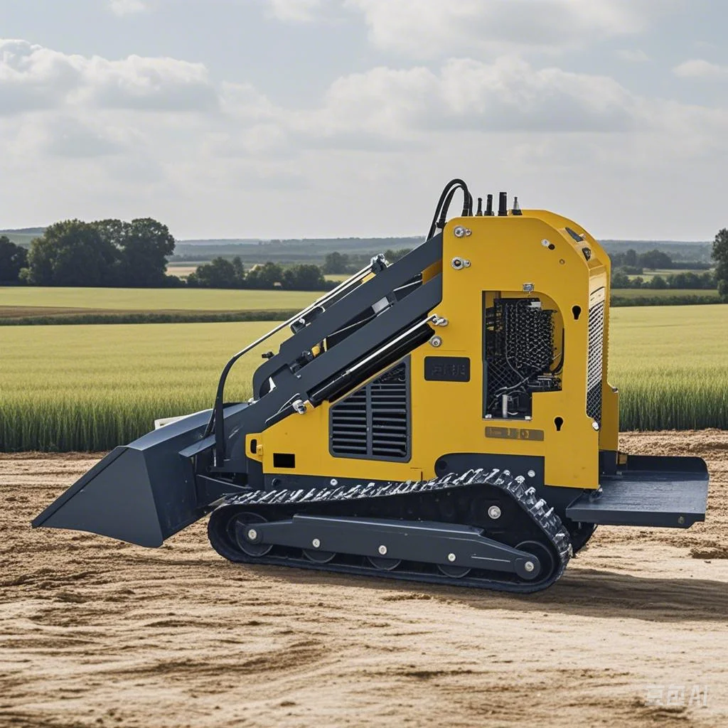 جرافة زراعية صغيرة مخصصة، رافعة عجلات ديزل مدمجة، محمل صغير محمول متعدد الوظائف